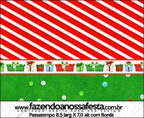 Passatempo Fundo Natal Vermelho E Verde Fazendo A Nossa Festa