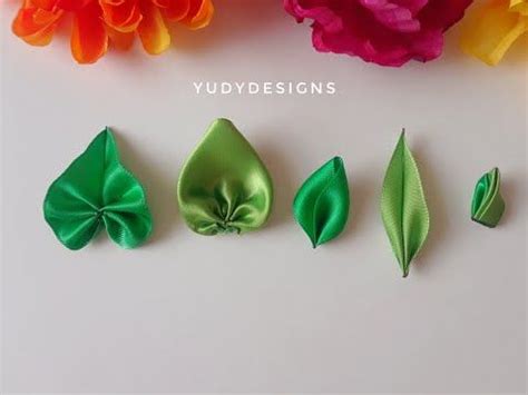 How To Make 29 Satin Ribbon Leaves Masterclass Artofit