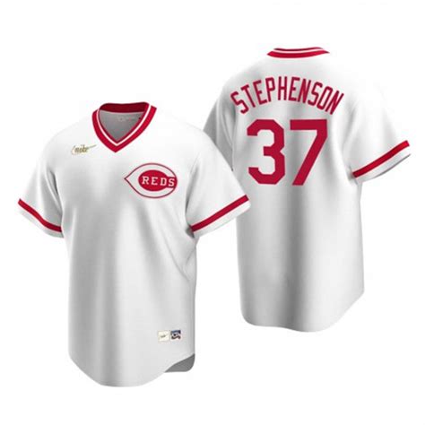 Men S Cincinnati Reds Tyler Stephenson Nike White Pullover