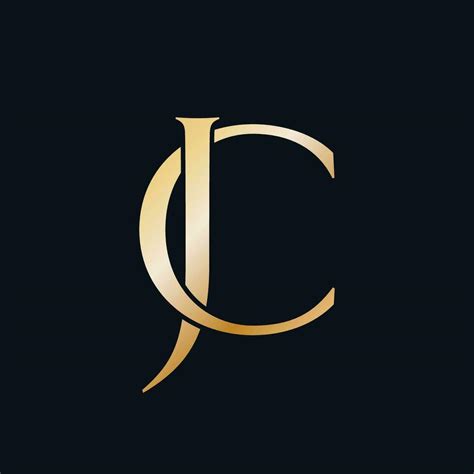 Jc Initials Monogram Design Logo Design Of Letters J And C