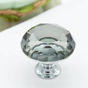 Vandicka 20 Pack 30mm Crystal Glass Cabinet Door Knobs Wardrobe