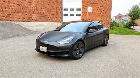 Tesla Model Phantom Black Concept Wraps