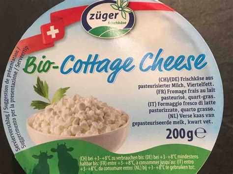 Züger Frischkäse Bio Cottage Cheese Hüttenkäse Kalorien Milch