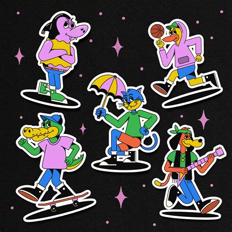 Cool Gang Stickers On Behance