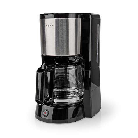 Coffee Maker | Filter Coffee | 1.5 l | 12 Cups | Keep warm feature | Black / Silver