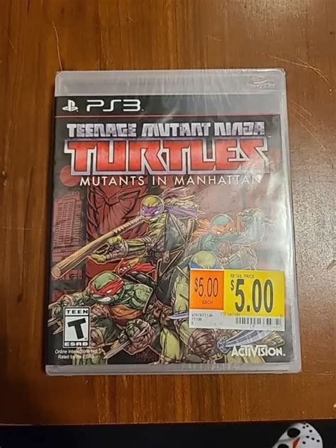 Teenage Mutant Ninja Turtles Mutants In Manhattan Sony Playstation 3