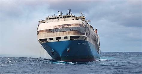 Cargo Ship Sinks With Luxury Cars, Polluting Azores Seabed