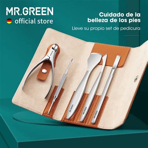 Mr Green Juego De Cuchillos De Pedicura Herramientas Profesionales