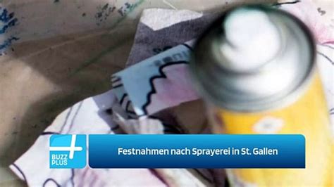 Festnahmen Nach Sprayerei In St Gallen Video Dailymotion