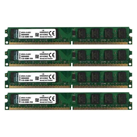 Original Kingston 8gb 4gb 2gb Ddr2 800mhz Pc2 6400 Kvr800d2n62g