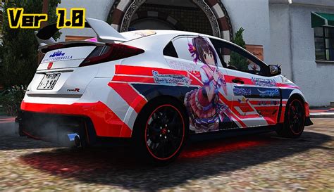 2015 Honda Civic Type R Fk2 Itasha Livery Gta 5 Mods