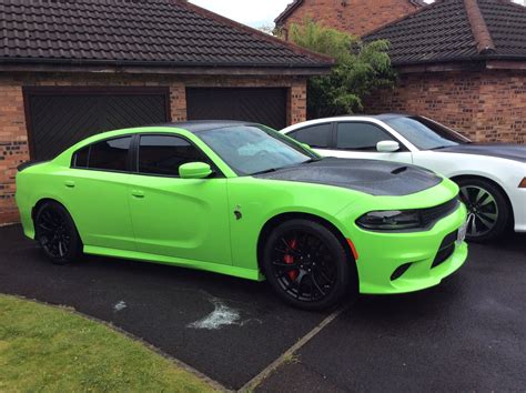 Neon Green Dodge Charger