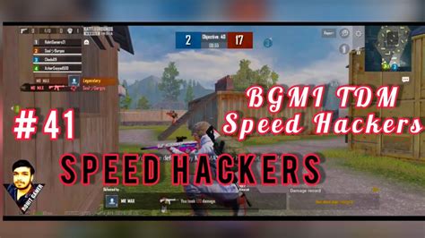 Bgmi Speed Hacker Tdm Gameplay 41 Battleground Mobile India Speed