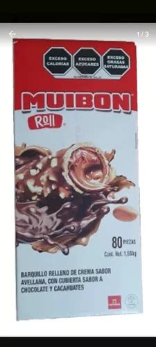 Chocolate Muibon Roll Barquillo Relleno De Avellana Envío gratis