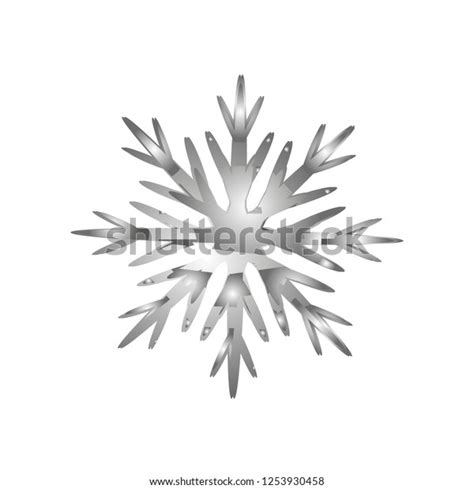 Christmas Card Snow Flake Vector Illustration Stock Vector Royalty