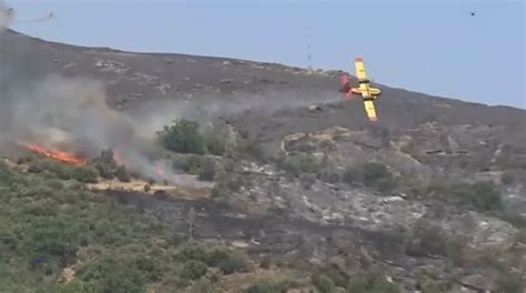 WATCH Firefighting Plane Crashes In Greece S Island Of Rhodes