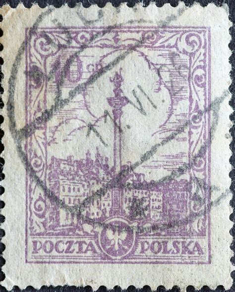 Poland Circa A Post Stamp Printed In Poland Showing A Historical