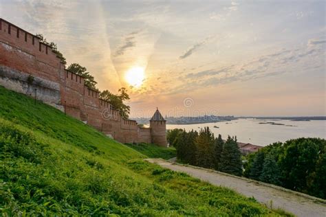 The Main Attraction of Nizhny Novgorod - Kremlin. Russia, Nizhny ...