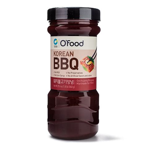 Get Chungjungone O Food Korean Bbq Gochujang Bulgogi Marinade For Pork