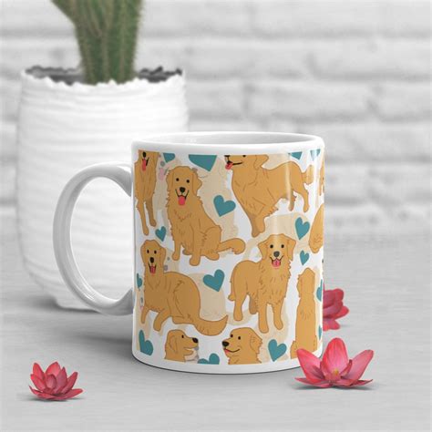 Golden Retriever Coffee Mug Cute Golden Retriver T Dog Lover T