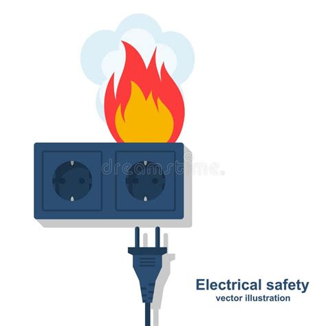 Plug Overheat Stock Illustrations Plug Overheat Stock