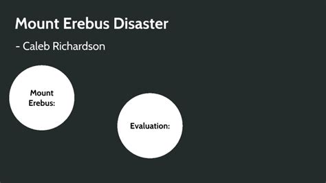 Mount Erebus Disaster by Caleb Richardson on Prezi