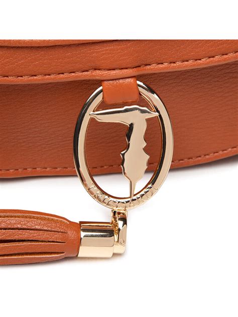 Trussardi Torebka Ellie Shoulder Md Brązowy Modivo pl