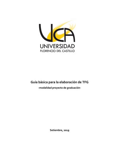 PDF Guía básica para la elaboración de TFGa Tabla 4 Aspectos