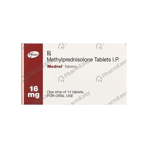 Medrol 16 Mg Tablet 14 Uses Side Effects Dosage Composition