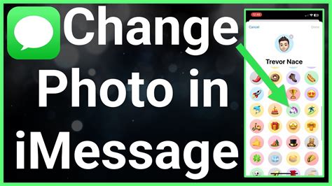 How To Change Photo In iMessage - YouTube