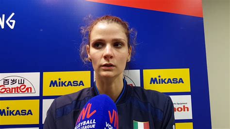 Vnl Femminile L Intervista A Cristina Chirichella Al Termine Di