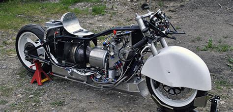 Jet Turbine Powered Motorcycle