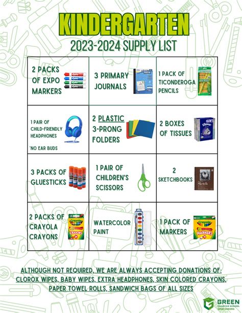 2023 2024 School Supply Lists