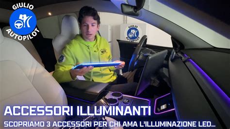 Illuminiamo La Nostra Tesla Model Y Con Accessori Hansshow Youtube