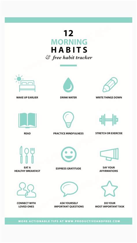 Morning Habits Worth Developing Productive And Free Self