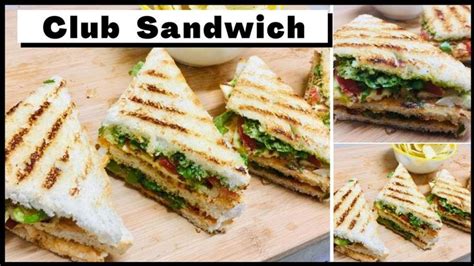 Veg Club Sandwich | Restaurant Style Club Sandwich | Very Healthy ...