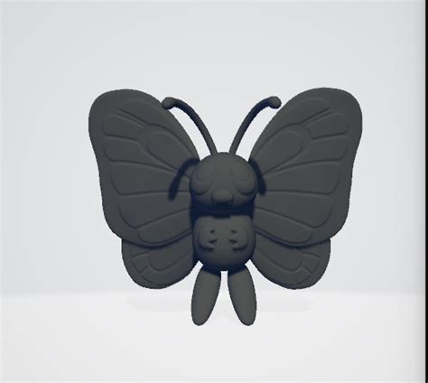 STL file BUTTERFREE POKEMON POKÉMON HIGH RESDesign to download and