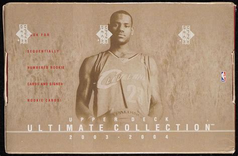 2003 Upper Deck Ultimate Collection Basketball Factory Sealed Hobby Box