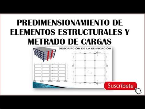 PRE DIMENSIONAMIENTO DE ELEMENTOS ESTRUCTURALES YouTube