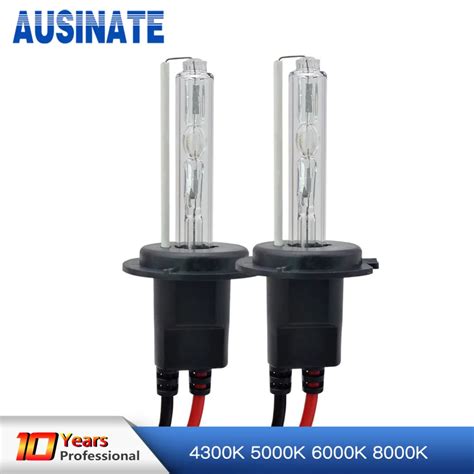 One Pair 55w Xenon Hid Bulb Headlight Lamp Auto Car H1 H3 H7 H8 H9 H10 H11 9005 9006 Hb3 Hb4 D2s