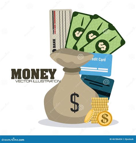 Money design stock vector. Illustration of dollar, financial - 46186434