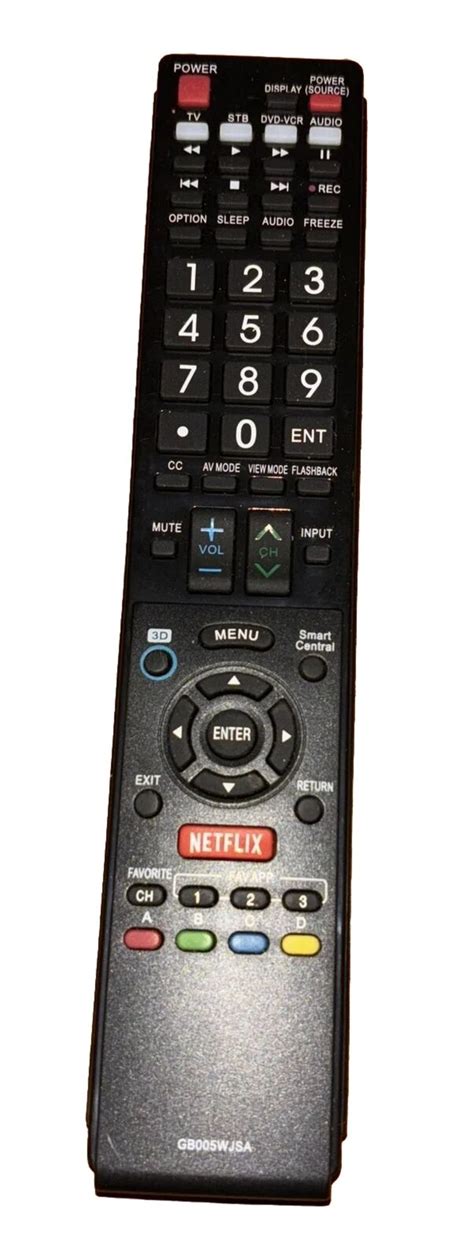 NEW Replacement Remote For SHARP AQUOS TV GB005WJSA GB118WJSA GA890WJSA