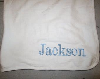 Monogrammed Baby Blanket