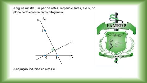 A Figura Mostra Um Par De Retas Perpendiculares R E S No Plano