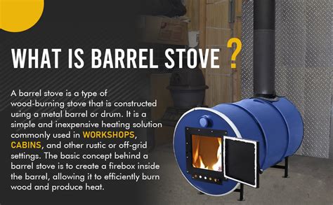 Amazon Sonret Barrel Woodstove Kit Perfect For 30 55 Gallon