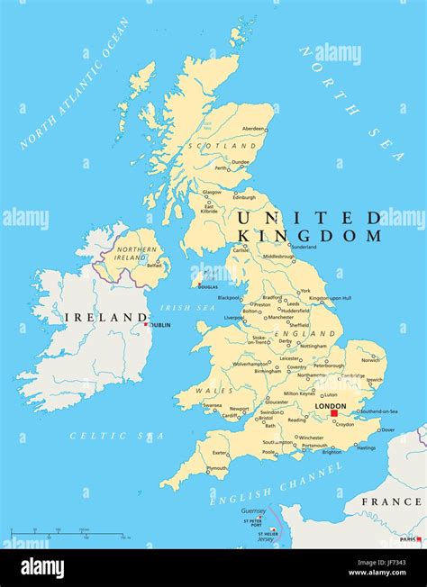 London And Ireland Map - Drucie Kimberley