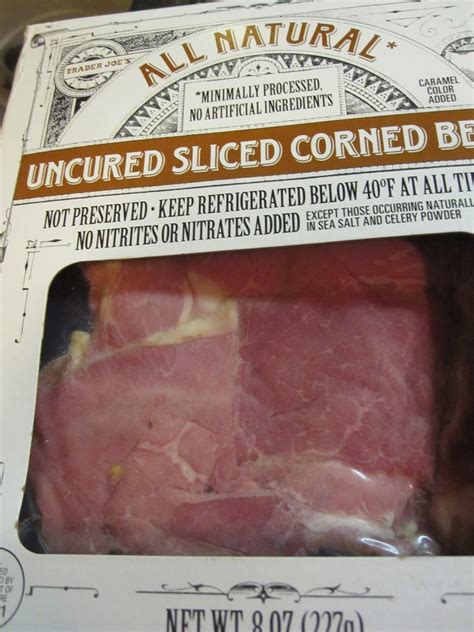 Every Meal Is A Workout Product Review Trader Joes Uncured Corned Beef