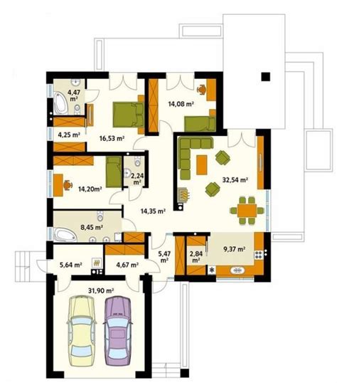 Casas De Metros De Frente Planos Planos De Casas Gratis