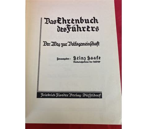 Das Ehrenbuch des Führers