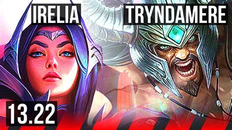 IRELIA Vs TRYNDAMERE TOP 7 Solo Kills 300 Games Dominating KR